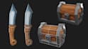 create optimized 3d game ready props