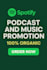 do professional spotify music promotion
