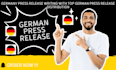 germany press release writing with top german press release distribution