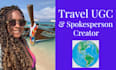 create authentic travel ugc and spokesperson content