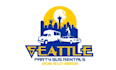 design super amusements seattle party bus logo