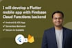 create flutter android, ios apps with cloud functions