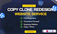 copy, clone or redesign website using elementor pro