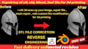 repair and fix your stl files for 3d printing