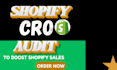 shopify cro audit optimization to increase shopify sales