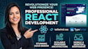 create a fast and modern react website that converts
