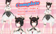 design custom 3d vtuber model in anime character 3d design with rigging