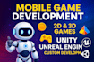 create 2d 3d mobile game development unreal engine game developer python ai bot