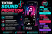 create 500 posts on tiktok using your sound or music