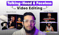 edit talking head and faceless videos for youtube, instagram reels, and tiktok