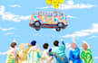 create pixel art scene or background