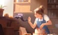 create cinematic 3d cartoon character animation short video clips