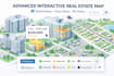interactive real estate map, clickable apartment site plan svg property map
