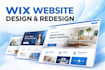 design or redesign a professional wix website