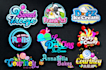 design candy, chocolate, bakery, sweets, or food logo