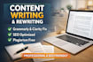 rewrite or proofread your articles and content
