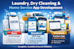 develop laundry app, dry cleaning agent app, home service app