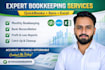 do bookkeeping, bank reconciliation and financial reporting