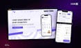 design clean modern UI UX web and app design in figma
