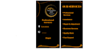 design a clean and modern flyer and business card