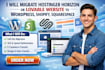 migrate hostinger horizon or lovable website to wordpress, shopify, squarespace