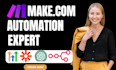fix make com automation n8n io zapier make com scenerio n8n ai make com expert
