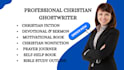 write your christian book or ebook