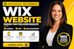 develop or build wix website design, redesign wix website, wix business site