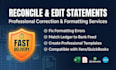 convert bank statement PDF to excel or editable format, CSV