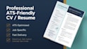 write a professional ats CV resume