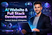 do ai software development full stack website backend frontend developer