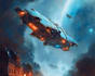 design a sci fi spaceship design