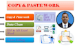do copy and paste data in ms excel sheet and word