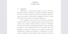 edit and tidy up the document