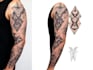 create a full sleeve tattoo