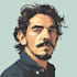 draw cartoon vector portrait with your face
