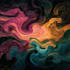 paint digital professional abstract art by hand