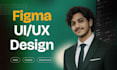 design modern app and web UI UX, wireframe and figma prototype