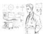 draw professional medical concept sketches