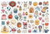 create cute doodle art illustration, and cartoon