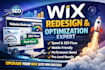 wix website redesign, speed optimization, SEO fixes, and performance improvement
