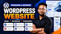 design and develop a fast responsive wordpress website