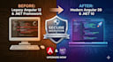 upgrade your legacy angular and asp net applications to latest versions