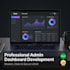 create a custom admin dashboard with analytics and user management