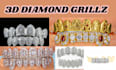 create 3d solitaire ring design, stl diamond grills design, 3d champions ring,