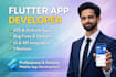 develop flutter app for android and ios