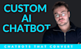build custom ai chatbots for websites