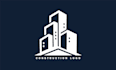 design a premium construction company logo for builders and real estate