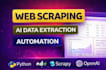 develop ai automation and web scraping tools for business growth