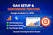 setup google analytics 4 ga4 ecommerce and conversion tracking